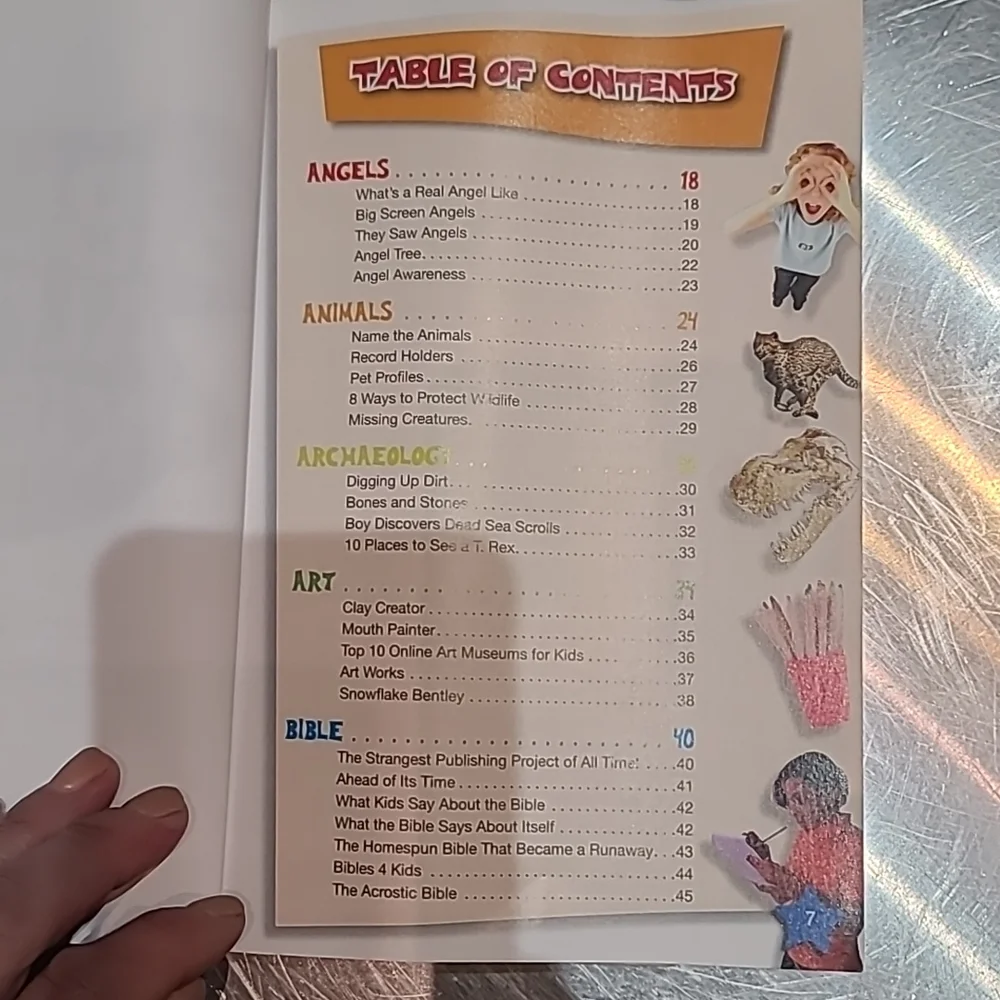 The Bible Almanac Kids workbook activity book
